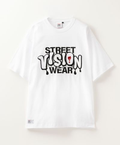 vision ボタニカルフレーム半袖tシャツ ストア