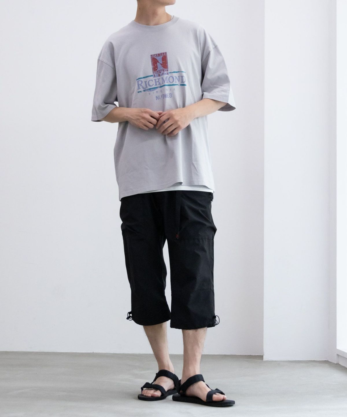 OUTDOOR PRODUCTS ポリストレッチワーククライミングクロップドパンツ メンズ