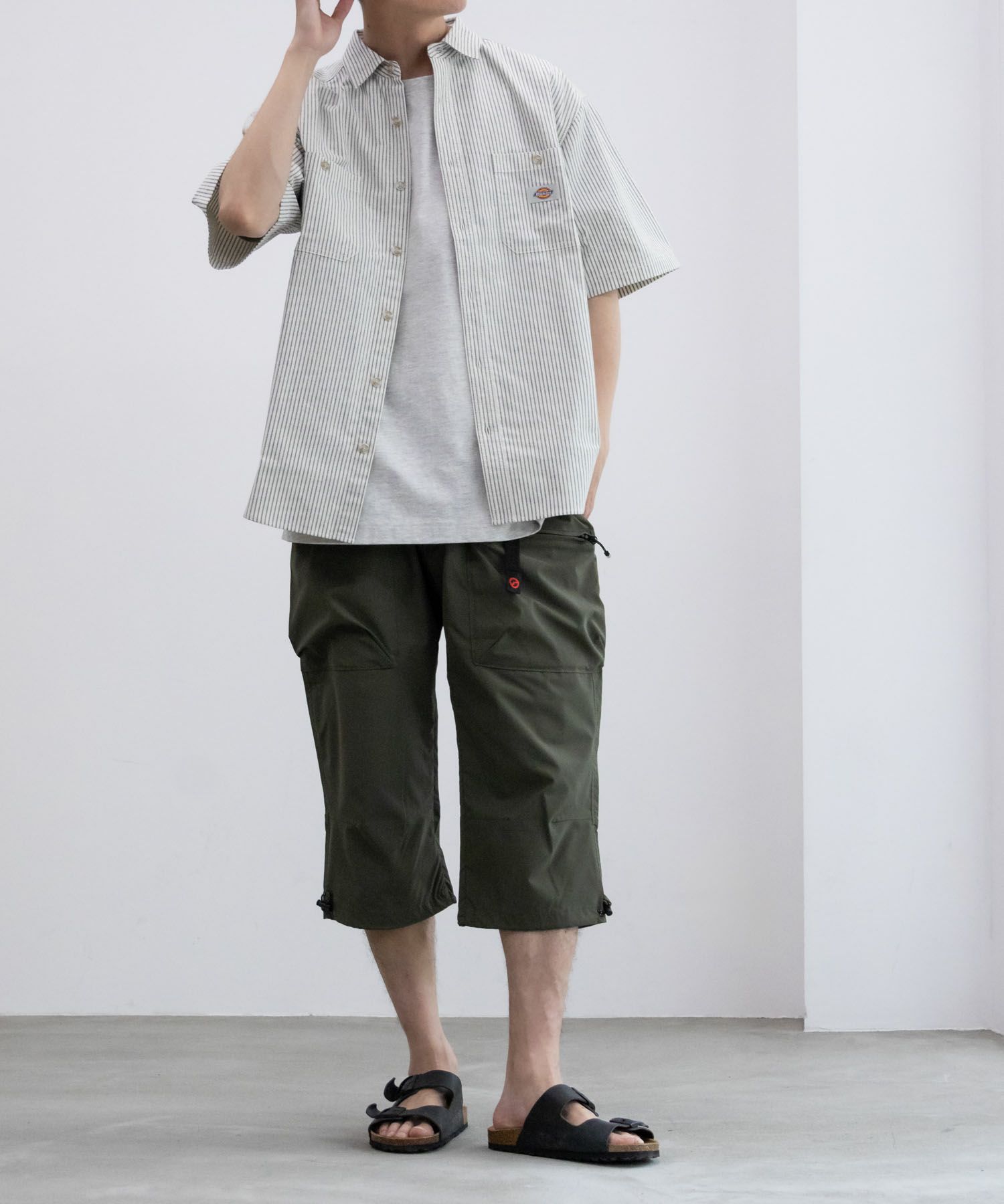 OUTDOOR PRODUCTS  ポリストレッチワーククライミングクロップドパンツ メンズ商品サムネイル-6