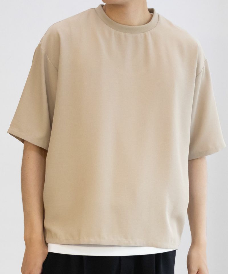 NAVY  麻調クルーネックアンサンブル メンズ商品画像-2