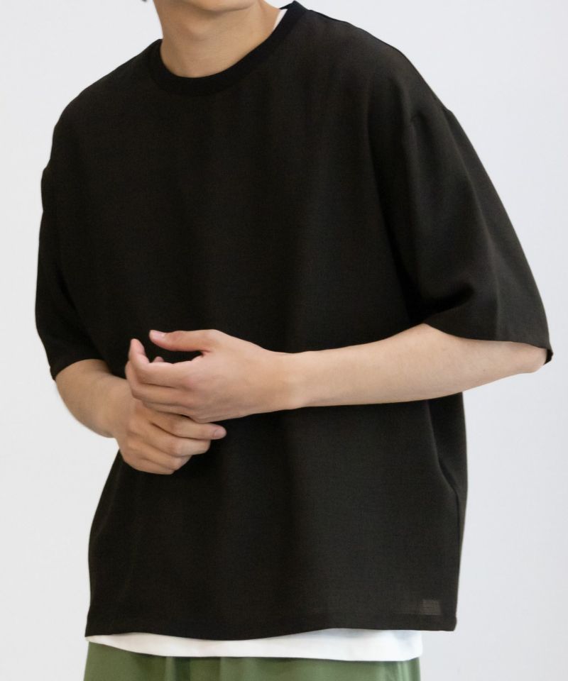 NAVY  麻調クルーネックアンサンブル メンズ商品画像-9