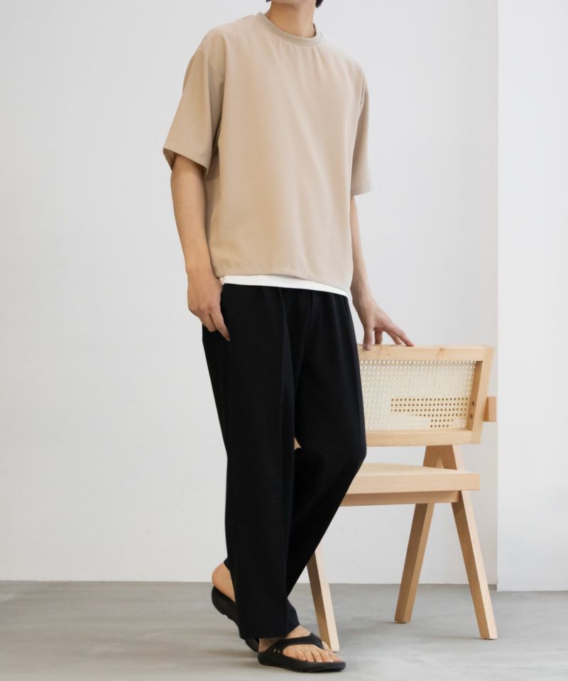 NAVY  麻調クルーネックアンサンブル メンズ商品画像-14