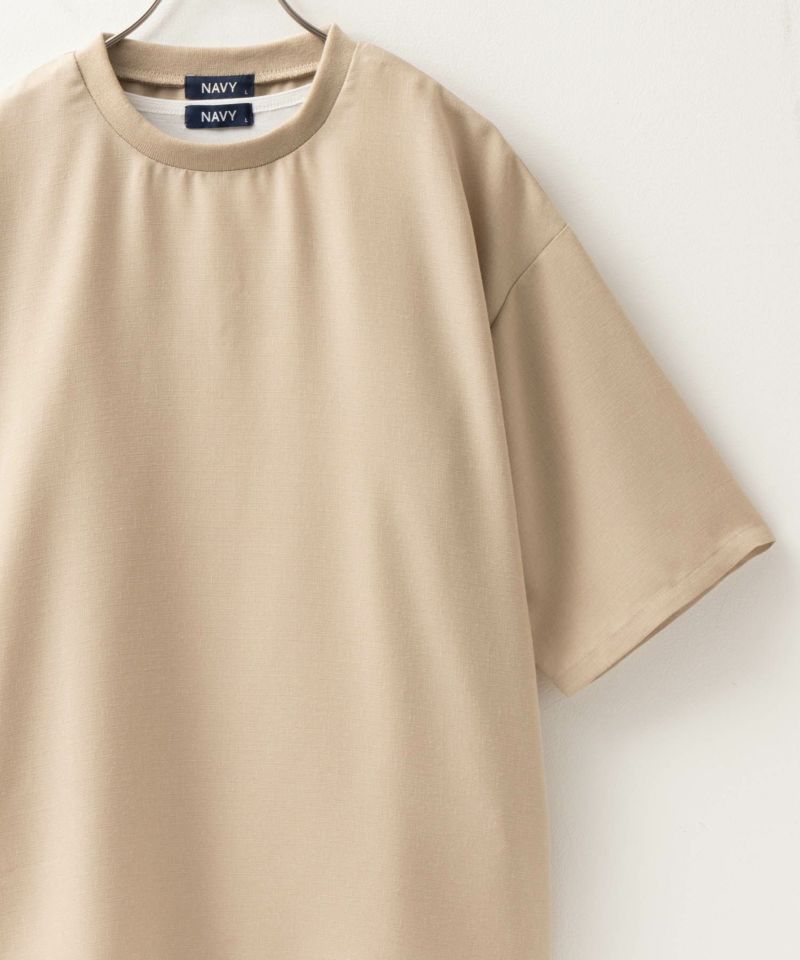 NAVY 麻調クルーネックアンサンブル メンズ商品画像-17