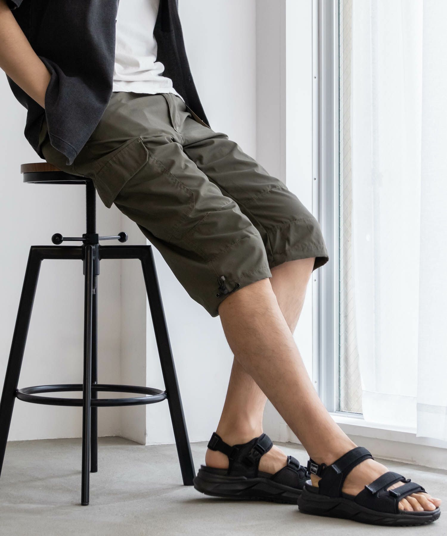 OUTDOOR PRODUCTS クライミングカーゴクロップドパンツ メンズ
