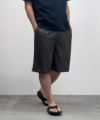 NAVY メッシュ総柄ハーフパンツ メンズ
