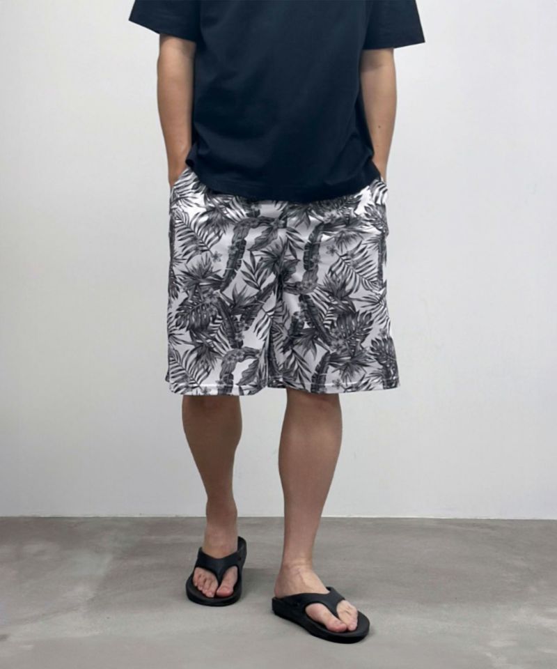 NAVY  メッシュ総柄ハーフパンツ メンズ商品画像-9