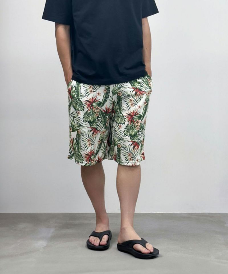 NAVY  メッシュ総柄ハーフパンツ メンズ商品画像-10