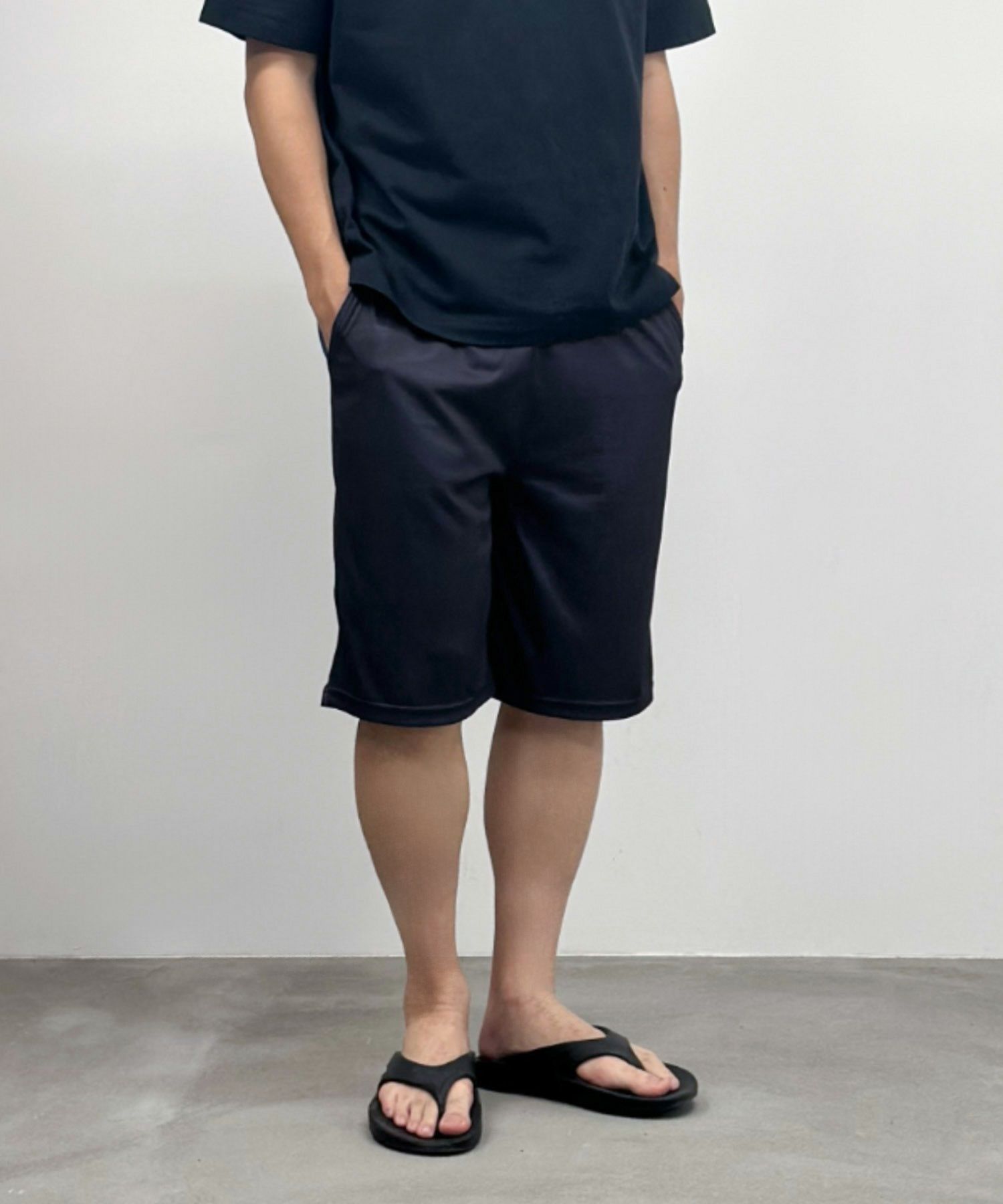 NAVY メッシュ総柄ハーフパンツ メンズ