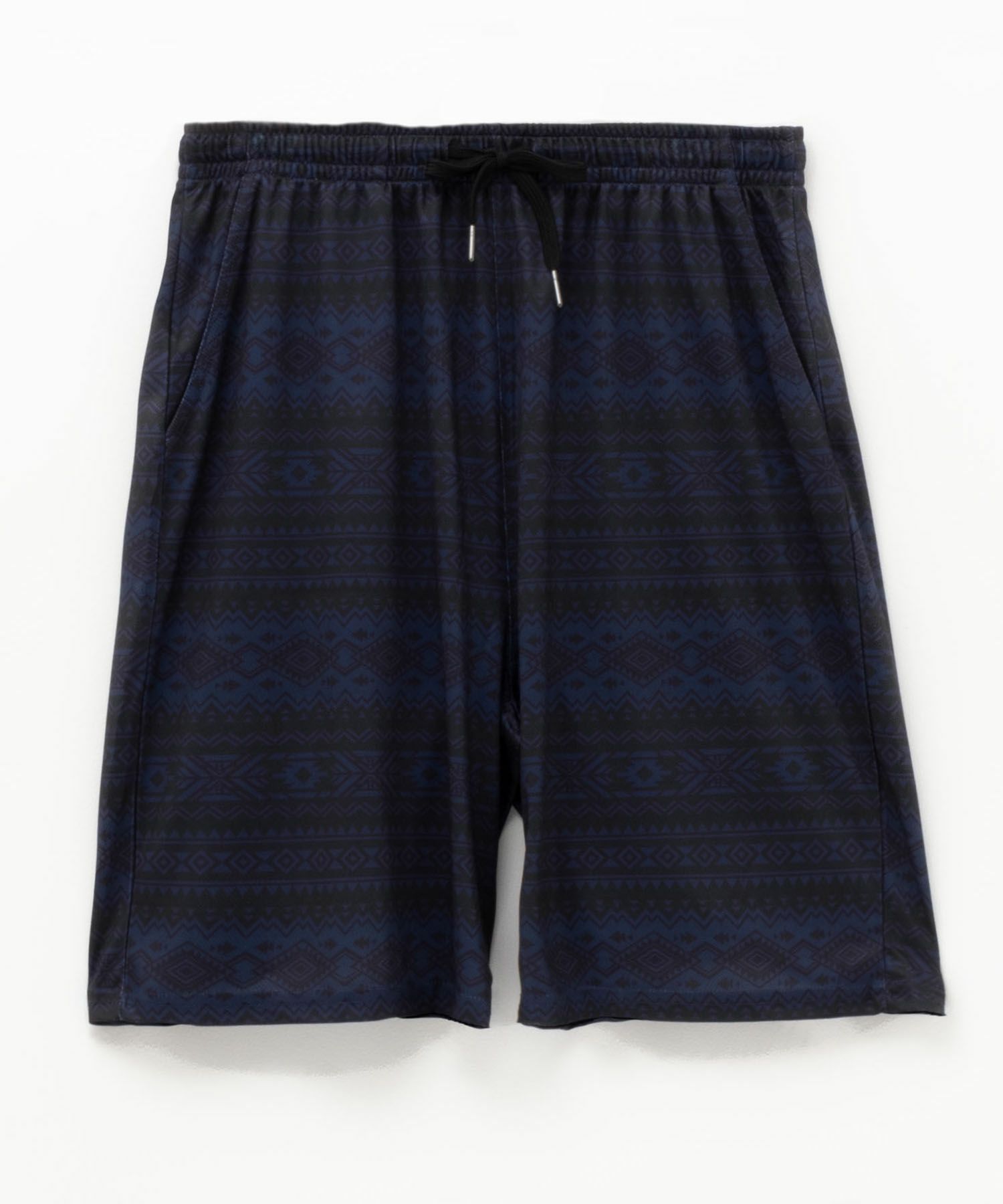 NAVY メッシュ総柄ハーフパンツ メンズ