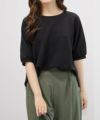 NAVY エンボスプルオーバー レディース