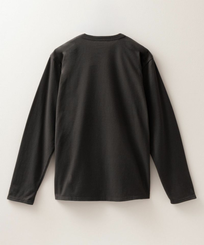 NAVY  天竺クルーネック長袖Tシャツ メンズ商品画像-17