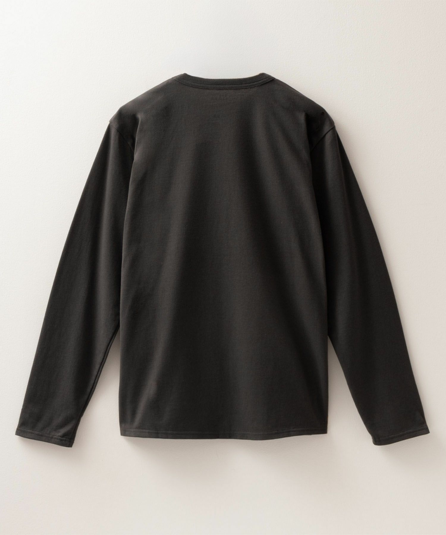 NAVY  天竺クルーネック長袖Tシャツ メンズ商品画像-17