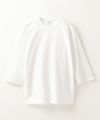 NAVY 天竺クルーネック7分袖Tシャツ メンズ