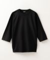 NAVY 天竺クルーネック7分袖Tシャツ メンズ
