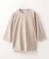 NAVY 天竺クルーネック7分袖Tシャツ メンズ