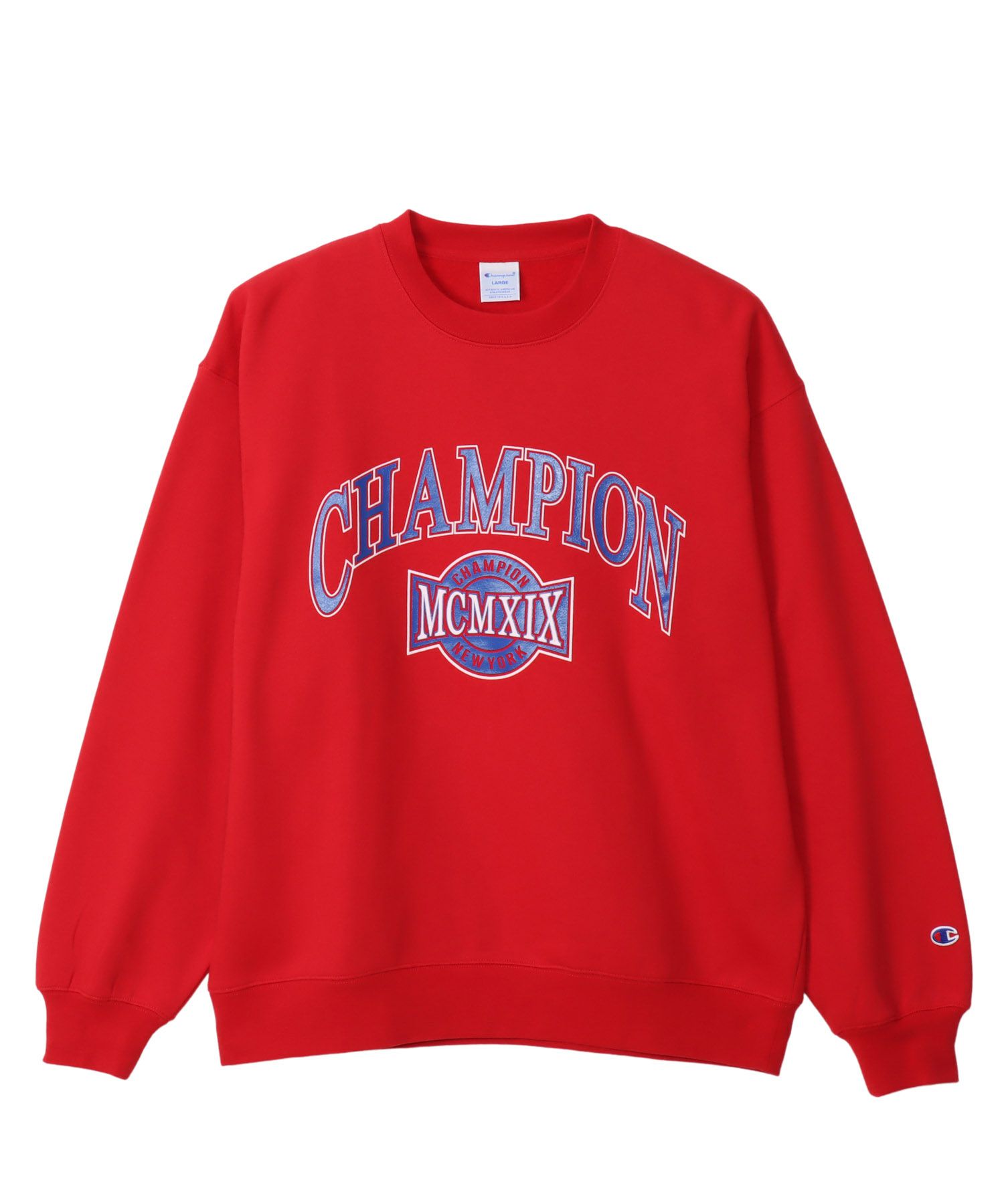 Champion クルーネックスウェットシャツ メンズ