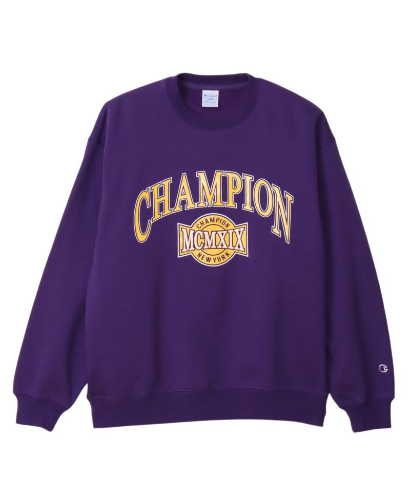 完売品 CHAMPION® パッチクルーネックスウェットシャツ M CHAMPION ® X ZARA PATCH CREWNECK SWEATSHIRT - Gray marl | ZARA