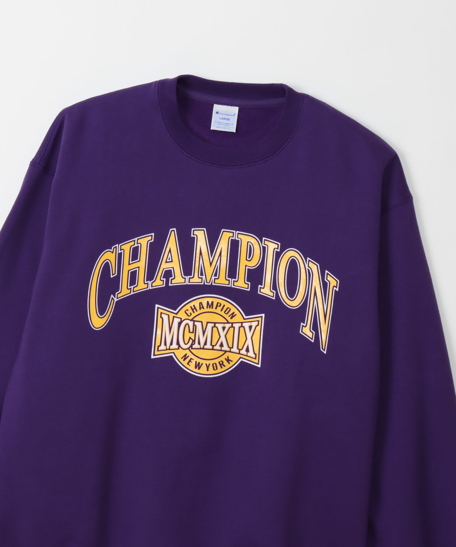 Champion クルーネックスウェットシャツ メンズ