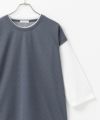 URBAN COLLECTION 梨地ジョーゼットベストフェイクレイヤードカットソー メンズ