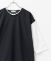 URBAN COLLECTION 梨地ジョーゼットベストフェイクレイヤードカットソー メンズ