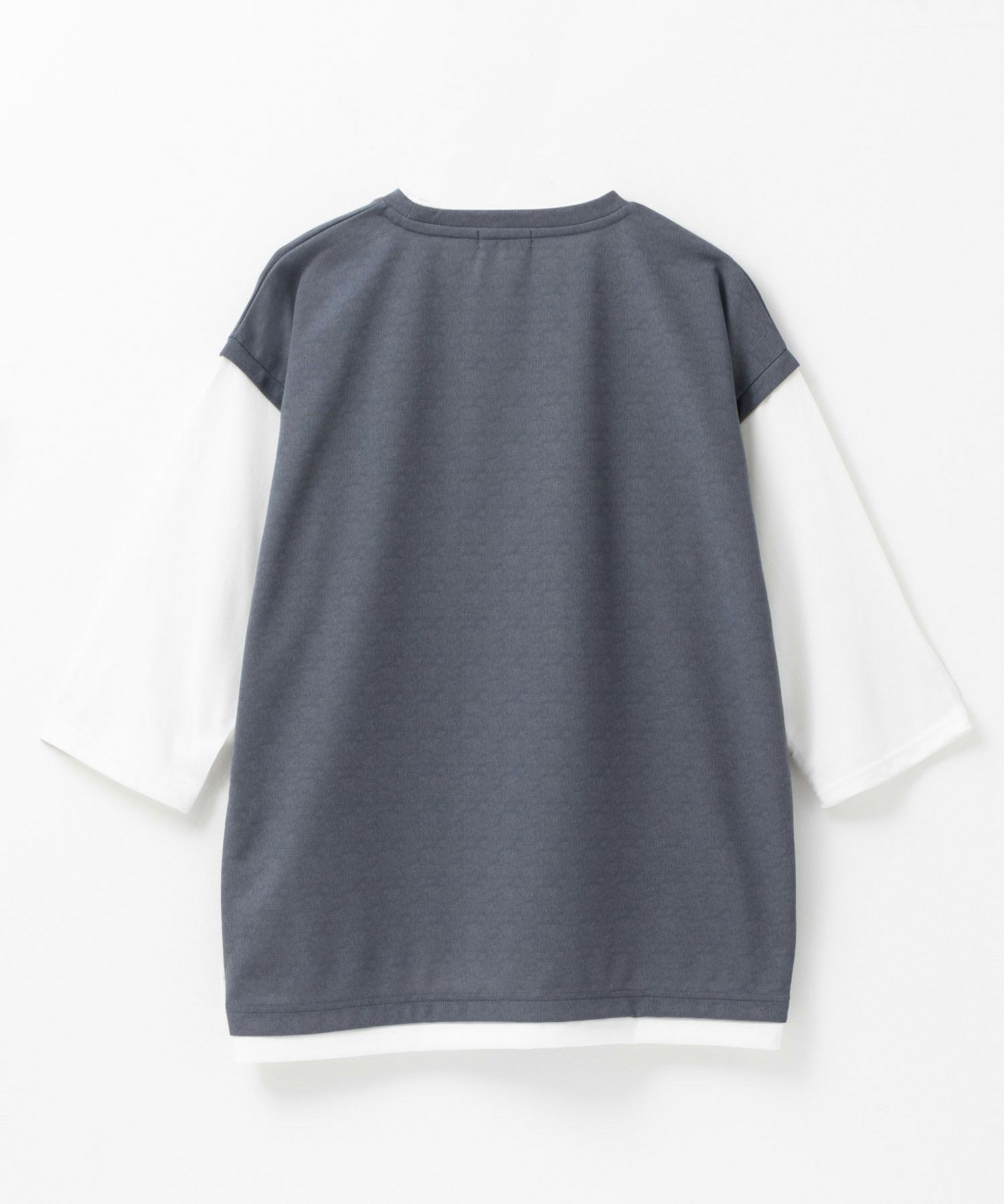 URBAN COLLECTION  梨地ジョーゼットベストフェイクレイヤードカットソー メンズ商品画像-5