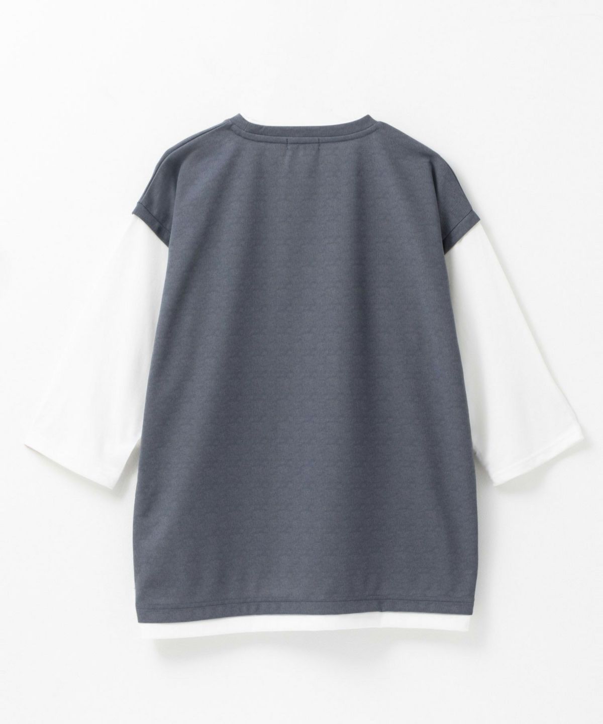 URBAN COLLECTION 梨地ジョーゼットベストフェイクレイヤードカットソー メンズ