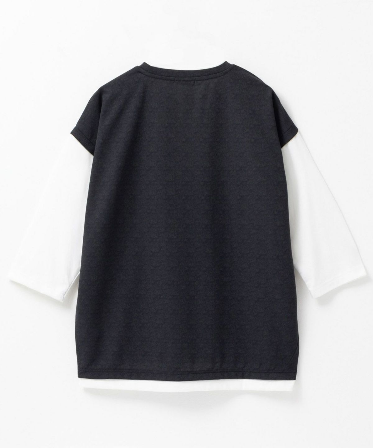 URBAN COLLECTION 梨地ジョーゼットベストフェイクレイヤードカットソー メンズ