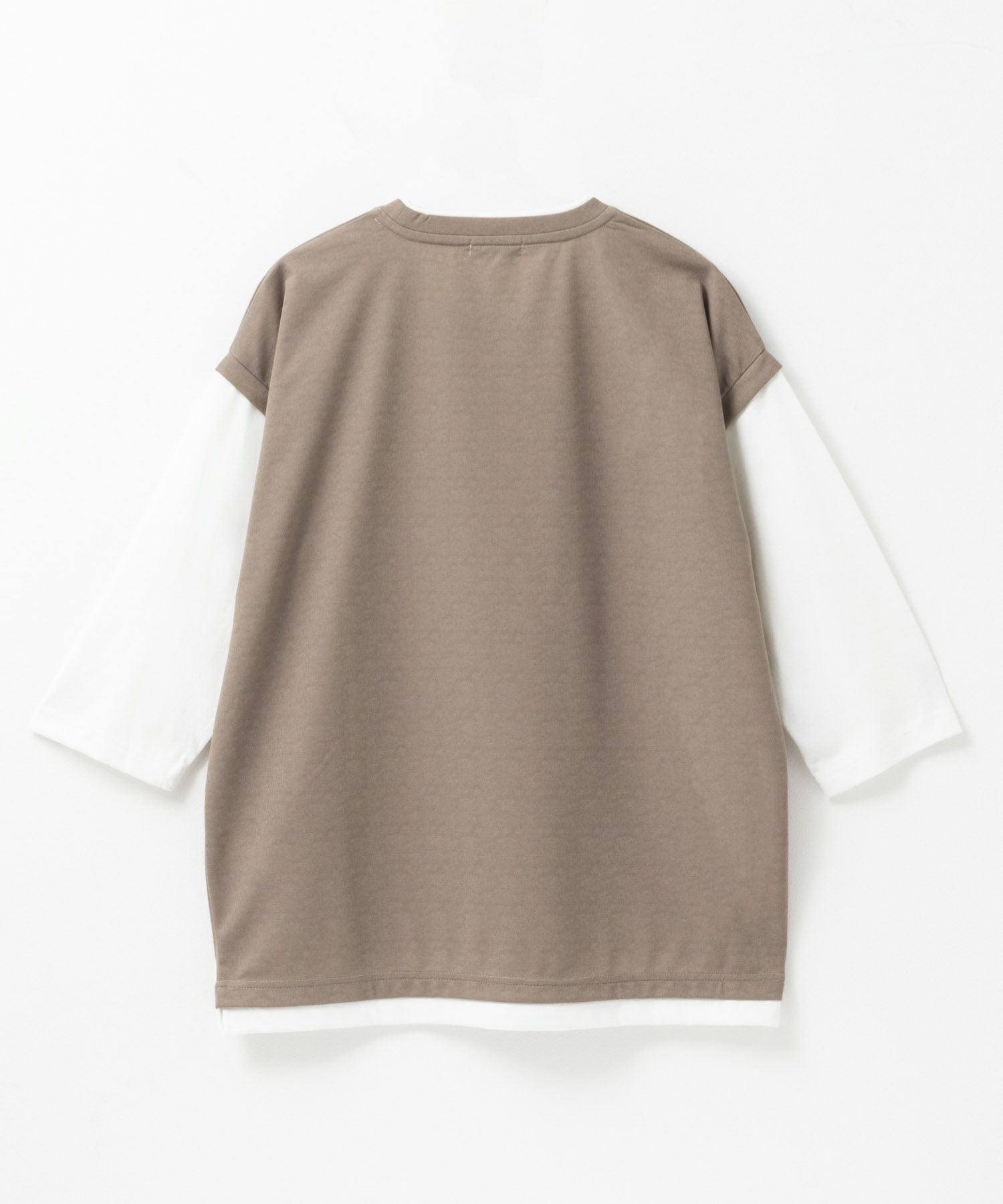 URBAN COLLECTION  梨地ジョーゼットベストフェイクレイヤードカットソー メンズ商品画像-9