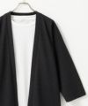 URBAN COLLECTION 梨地ジョーゼット7分袖カーディガン×Tシャツ アンサンブル メンズ