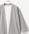 URBAN COLLECTION 梨地ジョーゼット7分袖カーディガン×Tシャツ アンサンブル メンズ