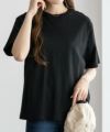 NAVY 抗菌加工 ベーシッククルーTシャツ レディース ネコポス 対応商品