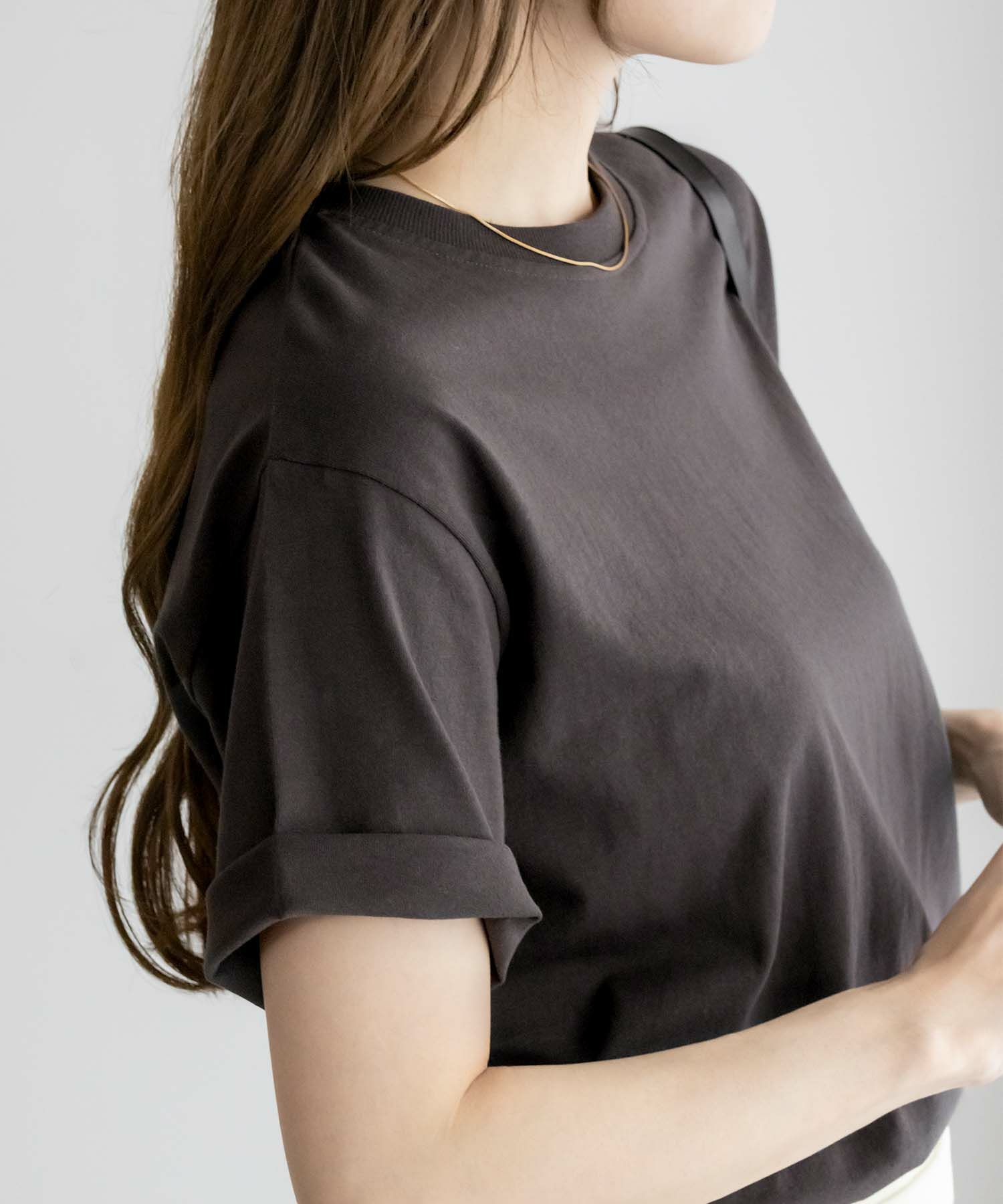 NAVY 抗菌加工 ベーシッククルーTシャツ レディース ネコポス 対応商品