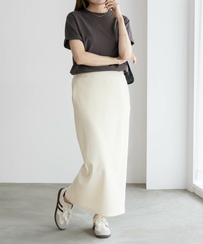 NAVY  抗菌加工 ベーシッククルーTシャツ レディース メール便 対応商品商品画像-14