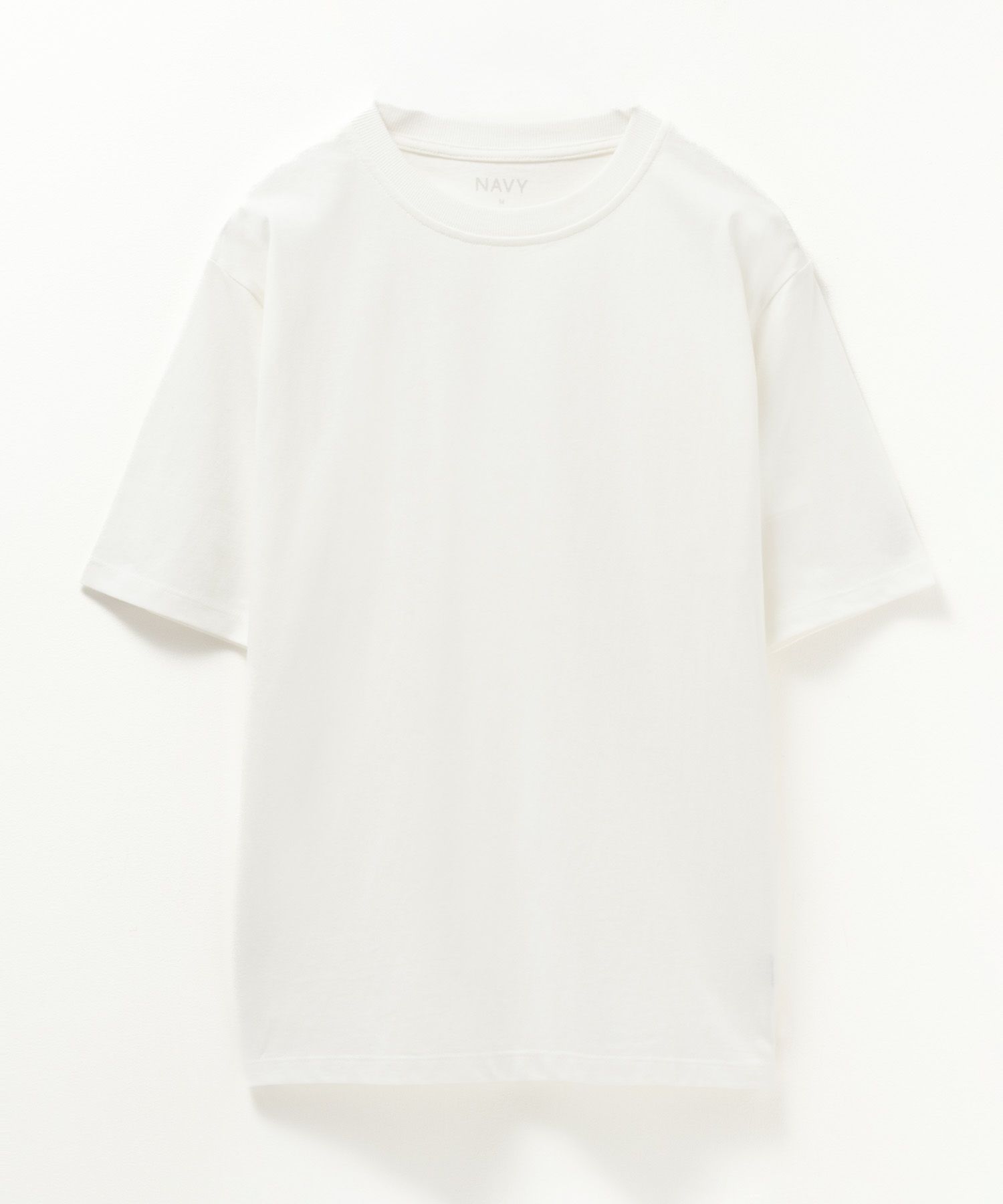 NAVY 抗菌加工 ベーシッククルーTシャツ レディース ネコポス 対応商品