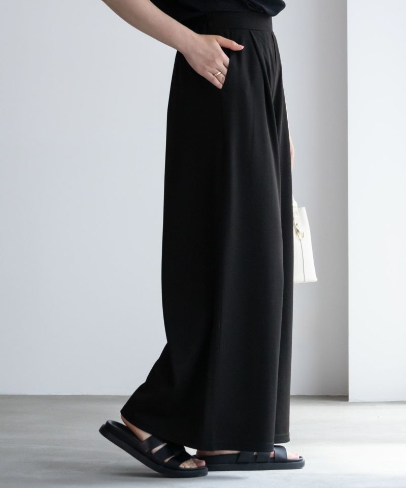 NAVY ジョーゼットワイドパンツ レディース