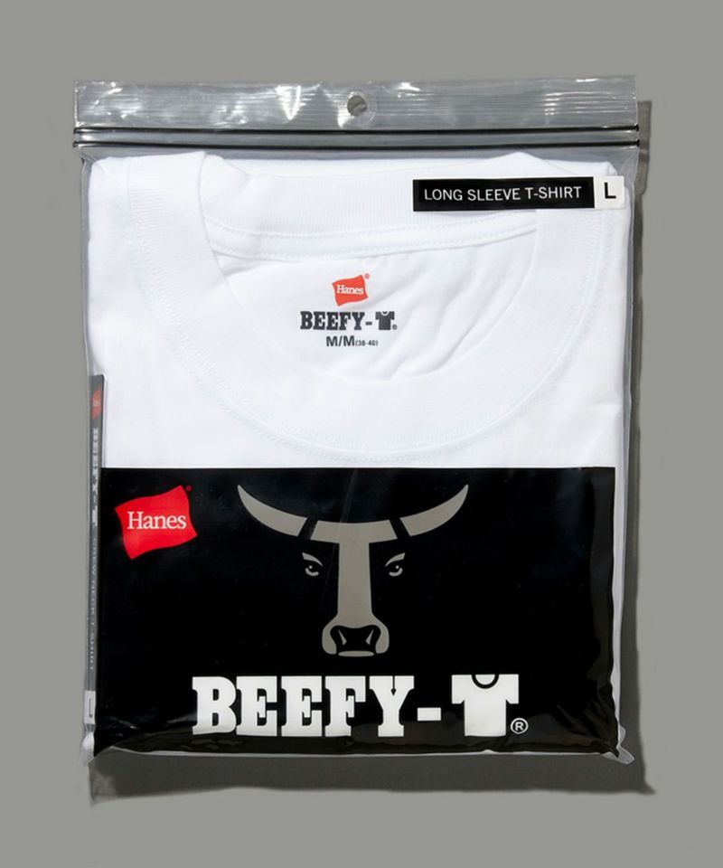 Hanes  BEEFY ロングスリーブTシャツ メンズ ネコポス 対応商品商品画像-1