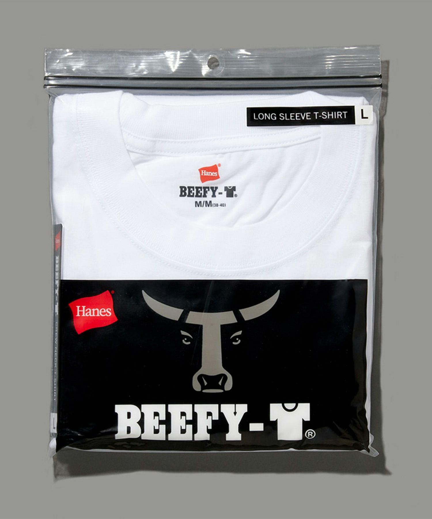 Hanes  BEEFY ロングスリーブTシャツ メンズ メール便 対応商品商品画像-1