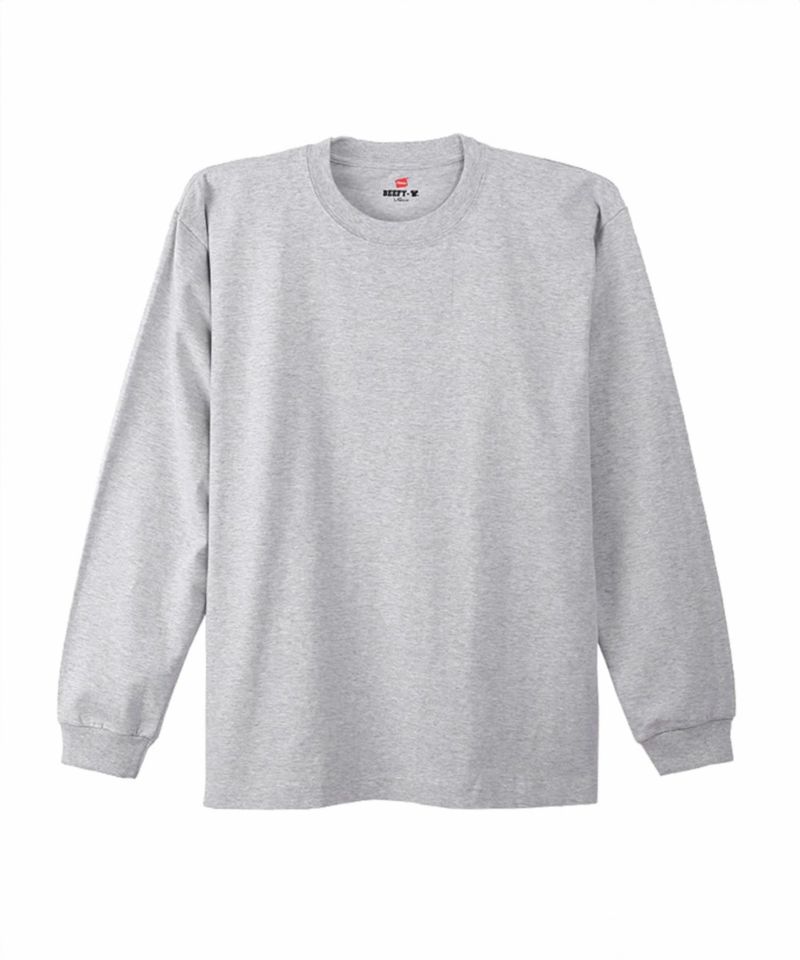 Hanes  BEEFY ロングスリーブTシャツ メンズ メール便 対応商品商品画像-3