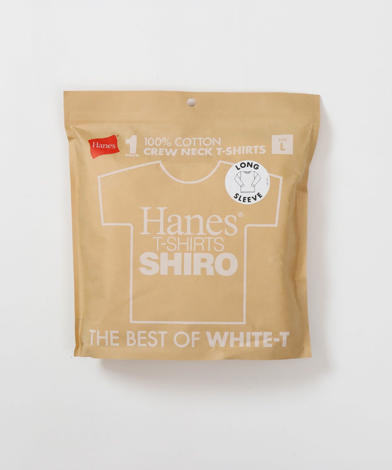 [期間限定価格]Hanes  SHIRO クルーネックロングスリーブTシャツ メンズ メール便 対応商品商品画像-1