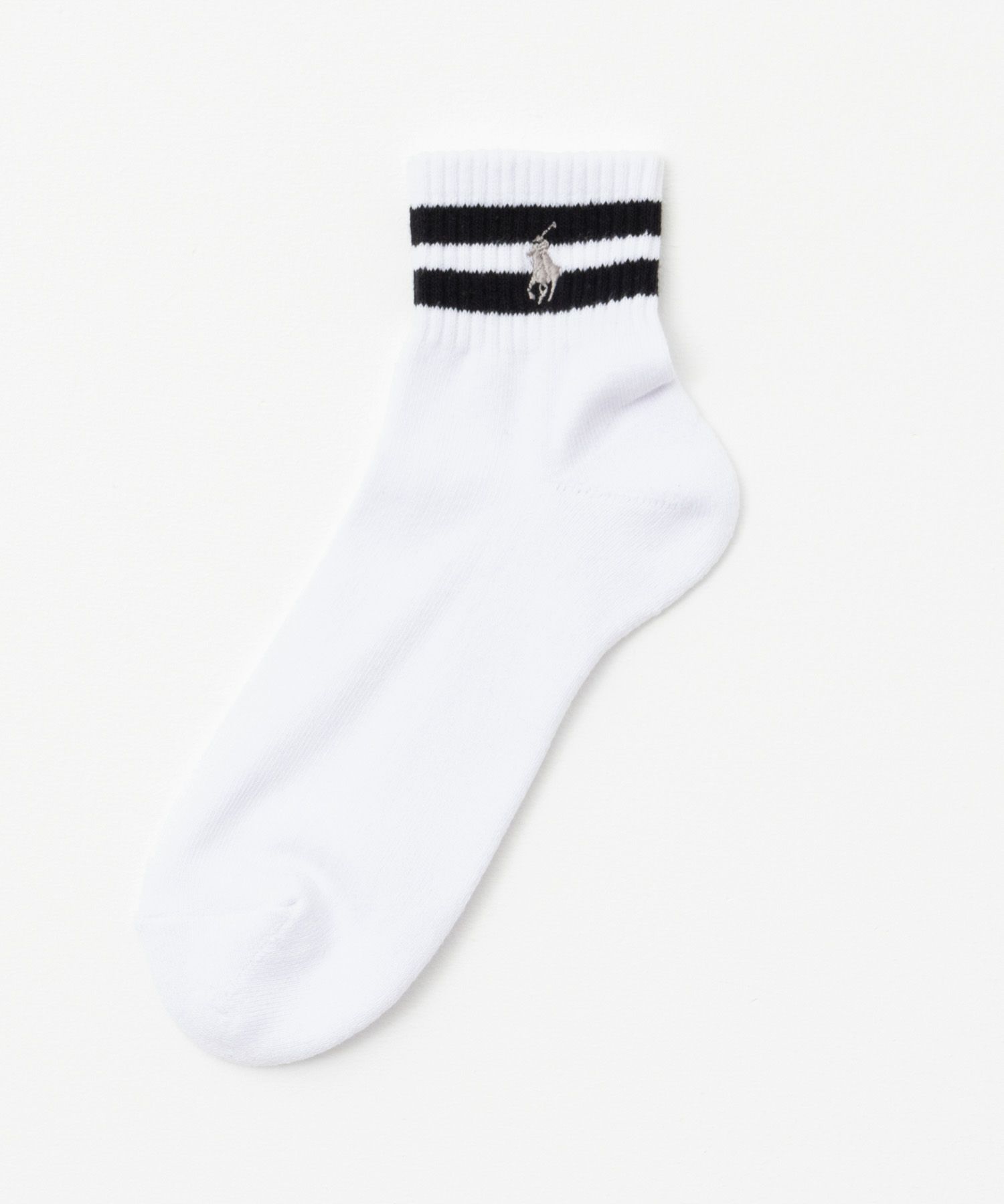 POLO RALPH LAUREN  クォーターソックス ライン 3足組 メンズ商品サムネイル-2