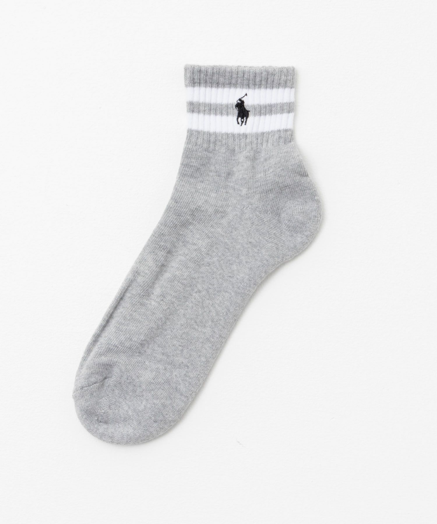 POLO RALPH LAUREN  クォーターソックス ライン 3足組 メンズ商品サムネイル-4