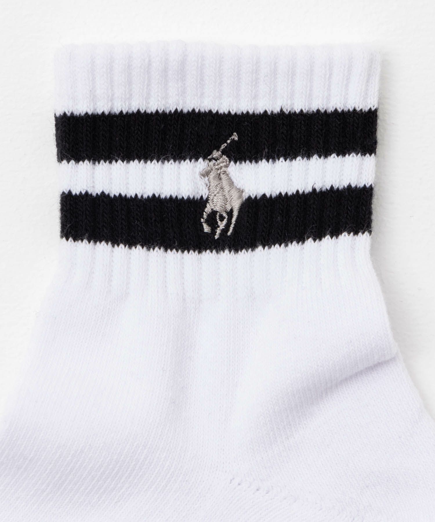 POLO RALPH LAUREN  クォーターソックス ライン 3足組 メンズ商品サムネイル-6