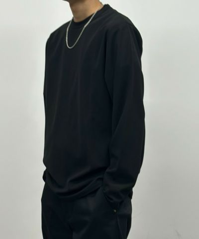 NAVY ジョーゼット長袖Tシャツ メンズ