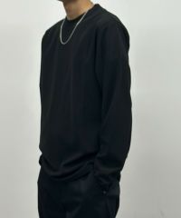 NAVY ジョーゼット長袖Tシャツ メンズ