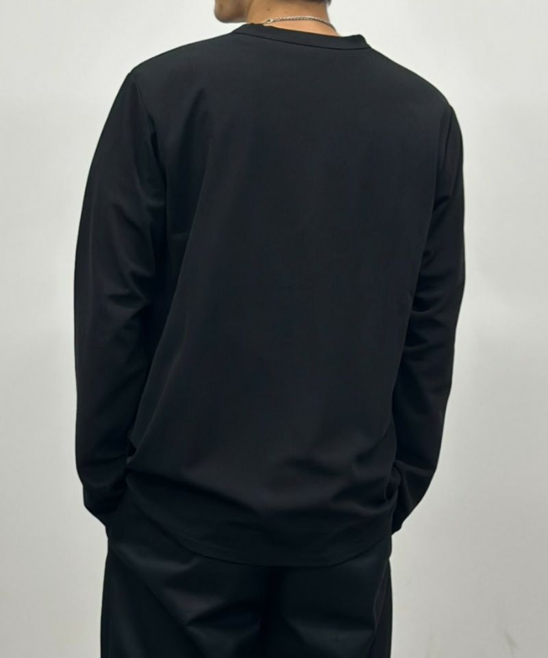 [期間限定価格]NAVY  ジョーゼット長袖Tシャツ メンズ商品画像-6