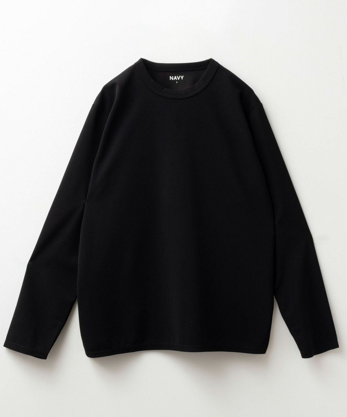 NAVY ジョーゼット長袖Tシャツ メンズ