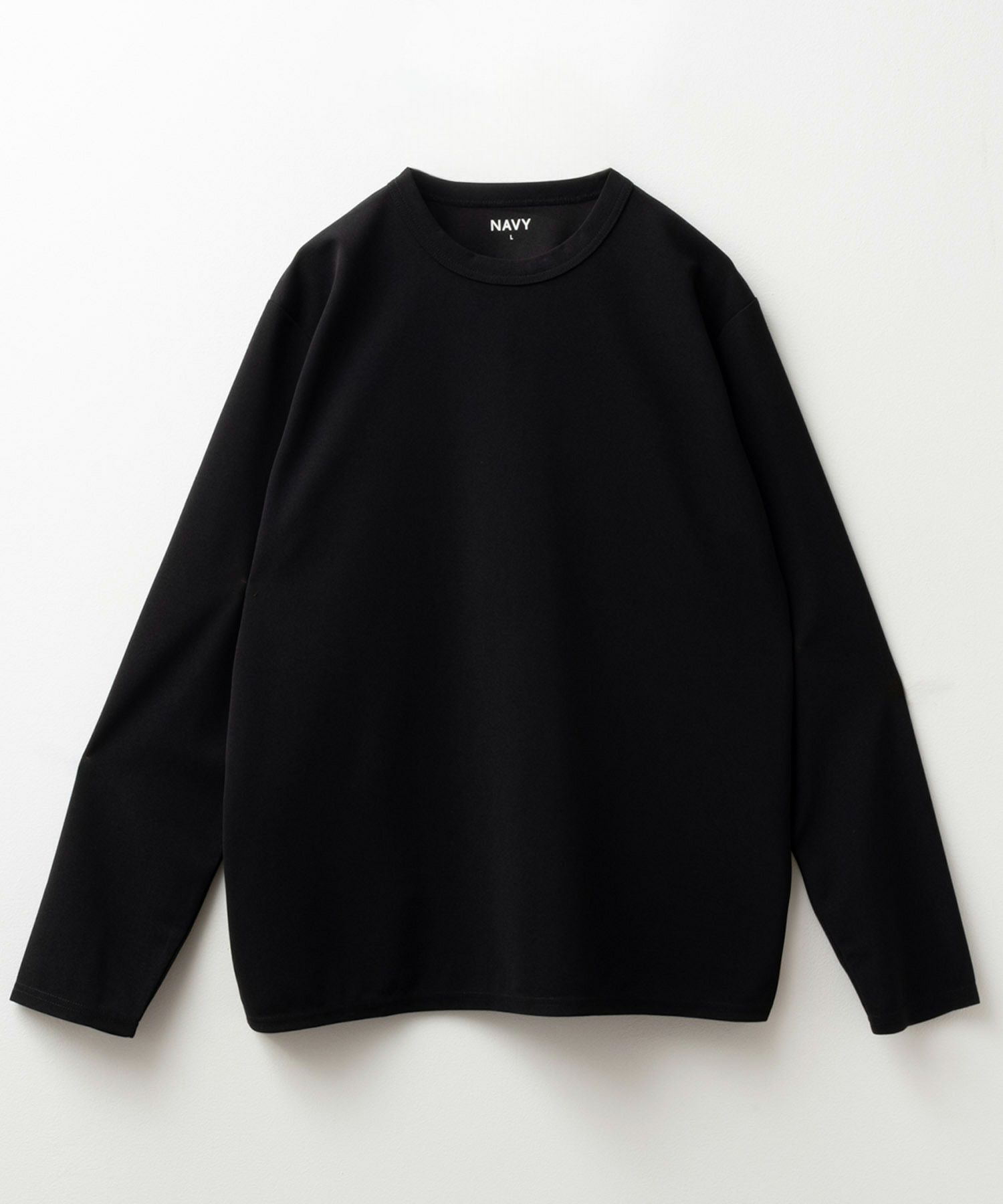 NAVY ジョーゼット長袖Tシャツ メンズ