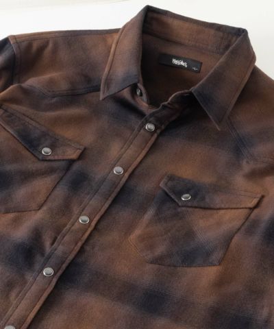 MOSSIMO  オンブレチェックシャツ メンズ