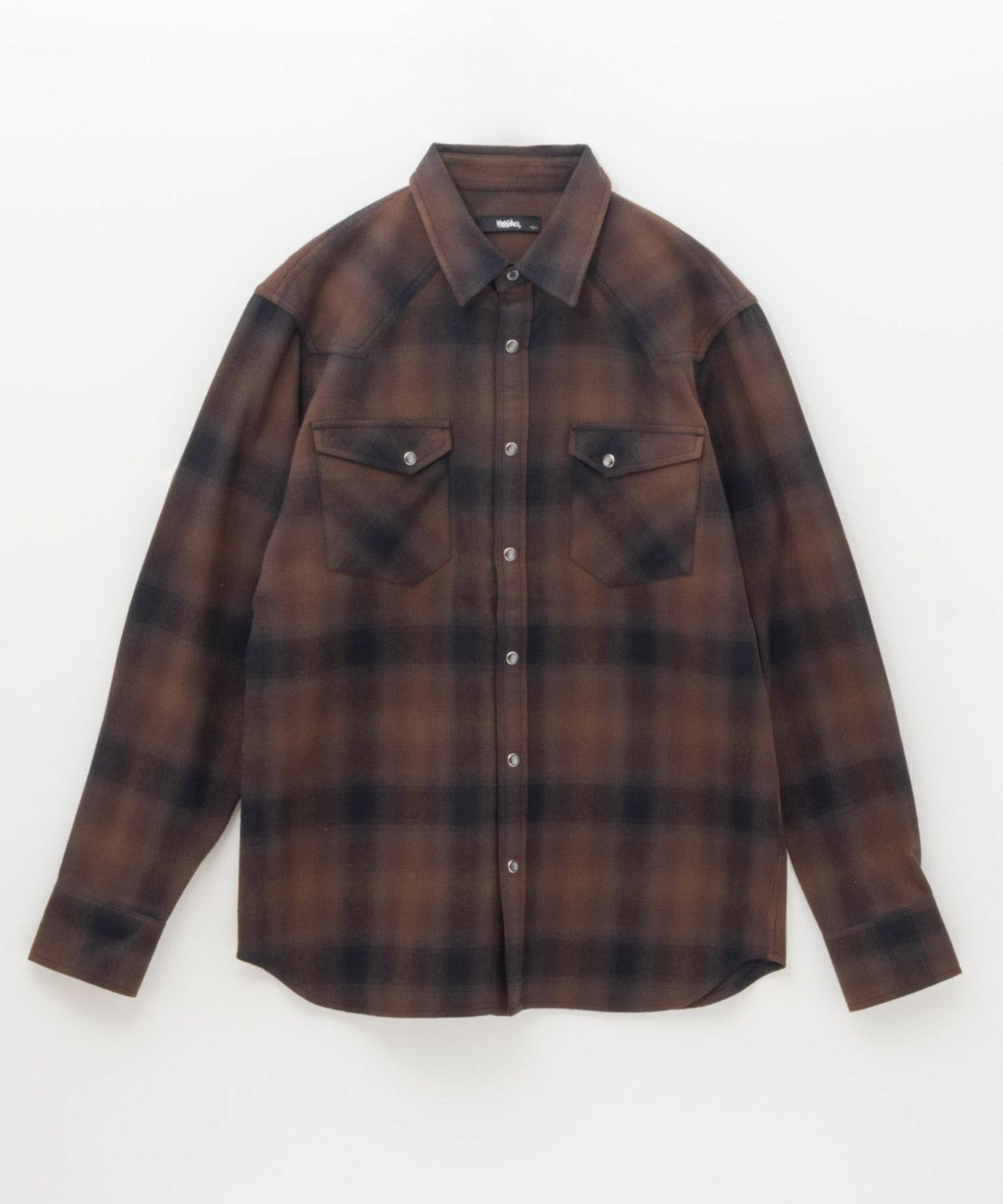 MOSSIMO オンブレチェックシャツ メンズ