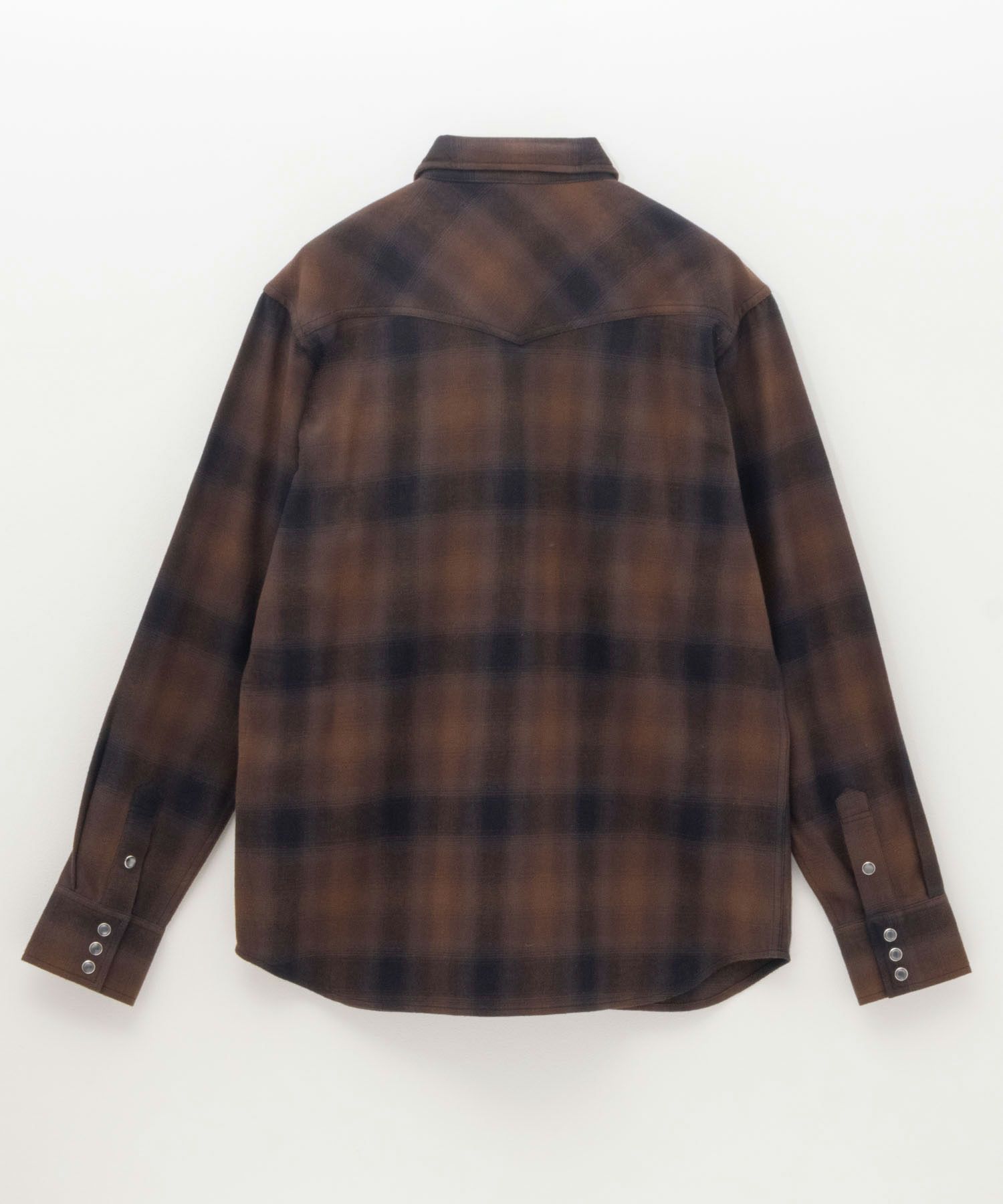 MOSSIMO オンブレチェックシャツ メンズ商品サムネイル-4